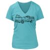 Women's Premium Deep V-Neck T-Shirt Thumbnail