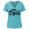 Women's Premium Deep V-Neck T-Shirt Thumbnail