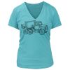 Women's Premium Deep V-Neck T-Shirt Thumbnail