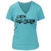 Women's Premium Deep V-Neck T-Shirt Thumbnail