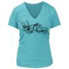 Women's Premium Deep V-Neck T-Shirt Thumbnail