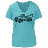 Women's Premium Deep V-Neck T-Shirt Thumbnail