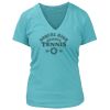 Women's Premium Deep V-Neck T-Shirt Thumbnail