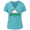 Women's Premium Deep V-Neck T-Shirt Thumbnail