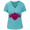 Women's Premium Deep V-Neck T-Shirt Thumbnail