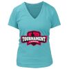 Women's Premium Deep V-Neck T-Shirt Thumbnail