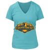 Women's Premium Deep V-Neck T-Shirt Thumbnail