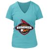 Women's Premium Deep V-Neck T-Shirt Thumbnail