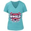 Women's Premium Deep V-Neck T-Shirt Thumbnail
