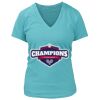 Women's Premium Deep V-Neck T-Shirt Thumbnail