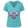 Women's Premium Deep V-Neck T-Shirt Thumbnail