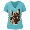 Women's Premium Deep V-Neck T-Shirt Thumbnail