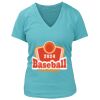Women's Premium Deep V-Neck T-Shirt Thumbnail