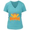 Women's Premium Deep V-Neck T-Shirt Thumbnail