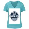 Women's Premium Deep V-Neck T-Shirt Thumbnail
