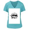Women's Premium Deep V-Neck T-Shirt Thumbnail