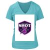 Women's Premium Deep V-Neck T-Shirt Thumbnail