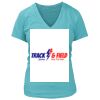 Women's Premium Deep V-Neck T-Shirt Thumbnail