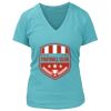 Women's Premium Deep V-Neck T-Shirt Thumbnail