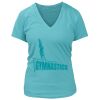 Women's Premium Deep V-Neck T-Shirt Thumbnail
