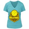 Women's Premium Deep V-Neck T-Shirt Thumbnail