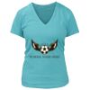 Women's Premium Deep V-Neck T-Shirt Thumbnail