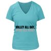 Women's Premium Deep V-Neck T-Shirt Thumbnail