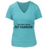 Women's Premium Deep V-Neck T-Shirt Thumbnail