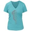 Women's Premium Deep V-Neck T-Shirt Thumbnail