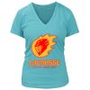 Women's Premium Deep V-Neck T-Shirt Thumbnail