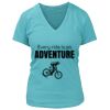 Women's Premium Deep V-Neck T-Shirt Thumbnail