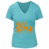 Women's Premium Deep V-Neck T-Shirt Thumbnail