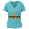 Women's Premium Deep V-Neck T-Shirt Thumbnail