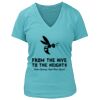 Women's Premium Deep V-Neck T-Shirt Thumbnail