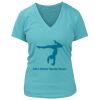 Women's Premium Deep V-Neck T-Shirt Thumbnail