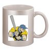 11oz Metallic Silver Mug Thumbnail