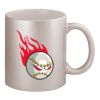 11oz Metallic Silver Mug Thumbnail
