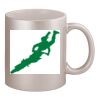 11oz Metallic Silver Mug Thumbnail
