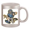 11oz Metallic Silver Mug Thumbnail