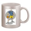 11oz Metallic Silver Mug Thumbnail