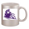 11oz Metallic Silver Mug Thumbnail
