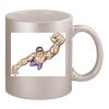 11oz Metallic Silver Mug Thumbnail