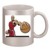 11oz Metallic Silver Mug Thumbnail