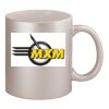 11oz Metallic Silver Mug Thumbnail