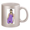 11oz Metallic Silver Mug Thumbnail