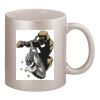11oz Metallic Silver Mug Thumbnail