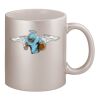 11oz Metallic Silver Mug Thumbnail