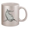 11oz Metallic Silver Mug Thumbnail