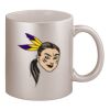11oz Metallic Silver Mug Thumbnail