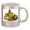 11oz Metallic Silver Mug Thumbnail